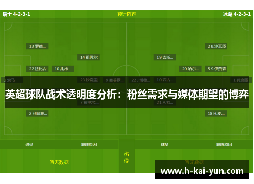 英超球队战术透明度分析：粉丝需求与媒体期望的博弈